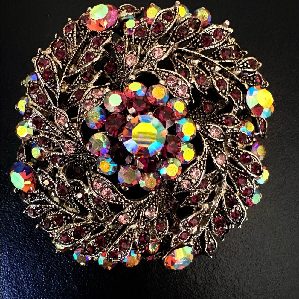 Vintage rare Elegant Multicolor Brooch